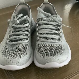 APL Women's Athletic Shoes - Silver and Gray